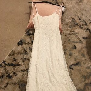 White Lace Hollister Dress